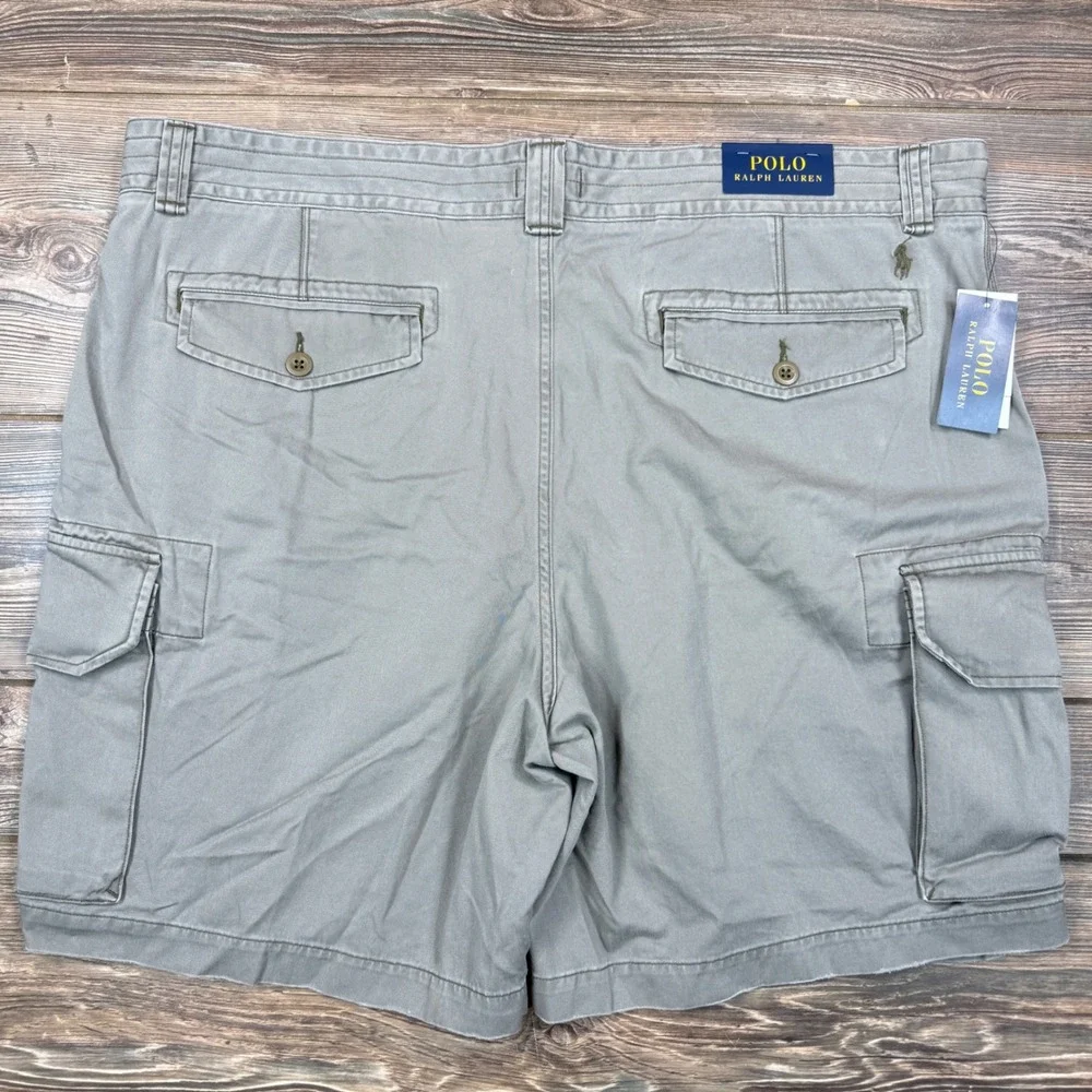 Polo Ralph Lauren Mens Size 44B Cargo Shorts Green Cotton Utility NWT